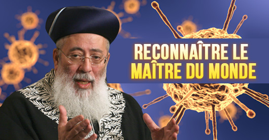 Le Rav Chelomo Amar s'exprime face à la crise du Covid 19