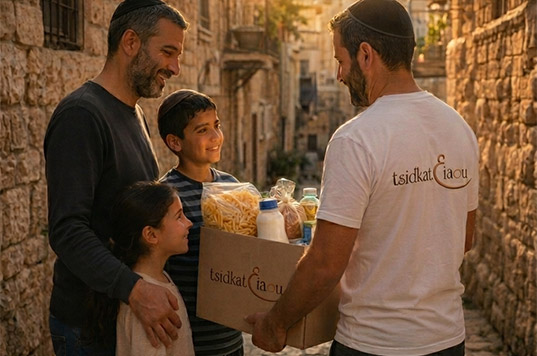 Pour Chavouot, tous solidaires des familles pauvres de Jérusalem.